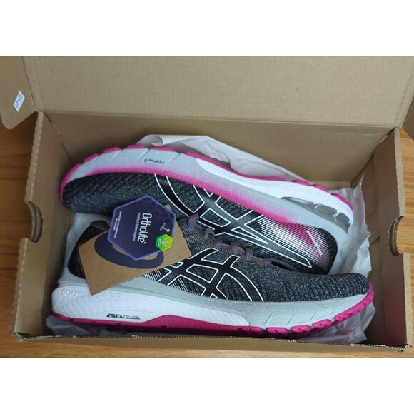ASICS Women's GT-2000 10 Running Shoes, Size 9 Narrow Gray/Pink - Picture 10 of 11
